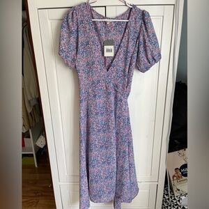 Floral V-Neck Dress - New (12)